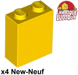 Lego 4x Brique Brick 1x2x2 Inside Stud Holder jaune/yellow 3245c NEUF - Imagen 1 de 1