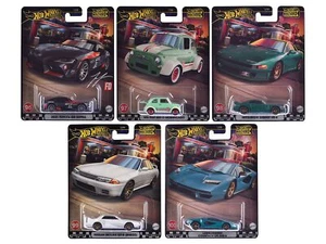 "Boulevard 96-100" 5 piece Set "Premium" 2024 Series Diecast Model Cars by Hot W - Picture 1 of 1