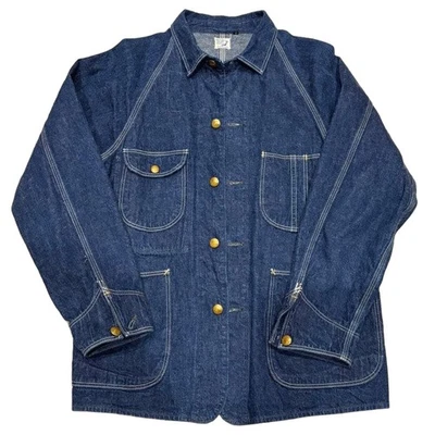 orSlow 1950's Denim Coverall Gold Button Size 1 Made in Japan Vintage Workwear - Image 1 of 4