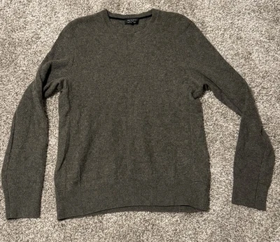 Rag & Bone PIERCE CASHMERE Crewneck Sweater Mens Large Gray - Image 1 of 4