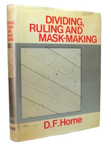 Science optique. D.F Horne. Dividing, ruling and mask making. rare - Picture 1 of 7