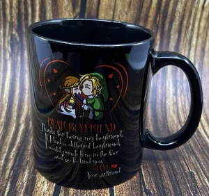 Taza negra The Legend of Zelda Link Parody Querido novio de tu novia - Imagen 1 de 10