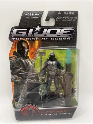 Figura de oficial Hasbro 2009 GI Joe The Rise of Cobra Elite Viper Regiment NUEVO Foto 1 de 4