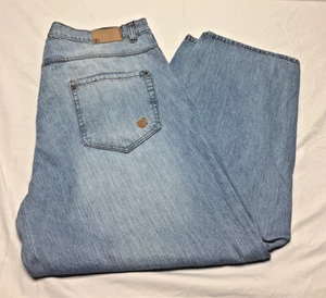 Rocawear Jeans Mens 46x33 Blue Baggy Classic Fit Y2K Light Wash Streetwear - Picture 1 of 14