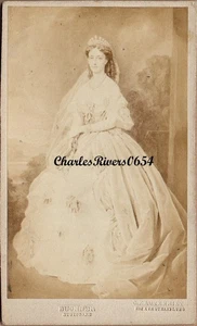 1866 KÖNIGTUM DEUTSCHES CDV OLGA NIKOLAAEVNA VON RUSSLAND KÖNIGIN VON WUTTEMBERG - Bild 1 von 2