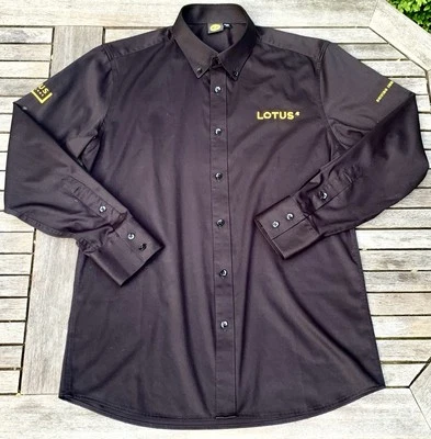 Mens Genuine Lotus Sport Cars Long Sleeve Shirt  L  Large 41 Black New w/o Tag - Image 1 of 4