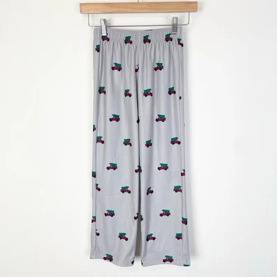 J. Crew Factory Boys' Printed Flannel Pajama Pant Christmas Tree Holiday Med 8-9 - Image 1 of 4