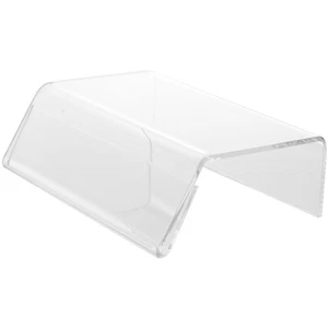 Plymor Clear Acrylic Sign-Holder Riser 1.75" H x 6" W x 4.25" D (1.5" x 6" Sign) - Picture 1 of 1