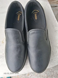 TredSafe Enduro Pro Black Leather Slip-Resistant Work Shoes Mens 13w Womens 14 - Picture 1 of 6