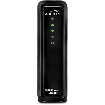 ARRIS SBG10 Cable Modem Router Combo DOCSIS 3.0 16 x 4 Gigabit AC1600 WiFi - Image 1 of 4