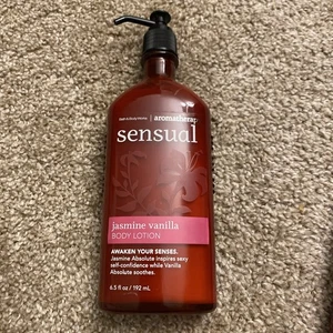 Bath & Body Works Sensual Jasmine Vanille Bodylotion 6,5 flüssige Unzen Aromatherapie - Bild 1 von 2