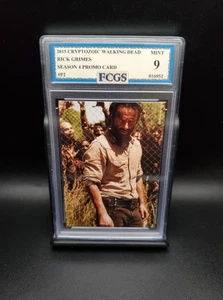 Rick Grimes #P2 (2015) Cryptozoic Walking Dead S4 Promo - Graded 9 [FCGS] MINT - Picture 1 of 2