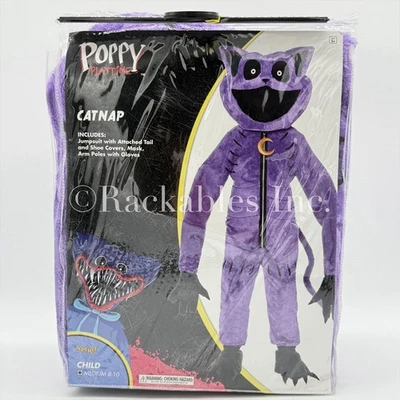 01872472 Spirit Halloween Kids CatNap Jumpsuit Costume Poppy Playtime Sizes Vary - Image 1 of 4
