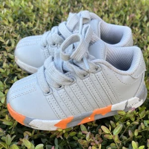 K Swiss Grey Orange Camo Toddler Sz 5 Sneaker - Picture 1 of 6