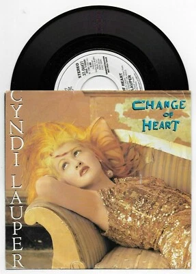 CYNDI LAUPER CHANGE OF HEART 2 VERSIONS USA PROMO SINGLE, SPECIAL PROMO SLEEVE - Image 1 of 2
