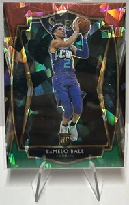 LaMelo Ball 2020-21 Select Prizms Red White Green Ice RC CARD#183 PREMIER LEVEL - Picture 1 of 2