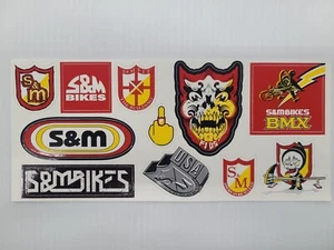 S&M Decal Sheet With 11 Stickers - Picture 1 of 1
