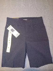 Hilary Radley Size Small Navy Polka Dot Shorts Womens NWT New - Picture 1 of 8
