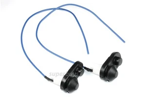 2pcs Universal Rubber Car Door Light Switch Wire Lamp Mount Replacement Repair - Foto 1 di 5