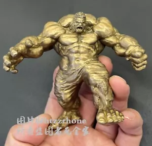 Statua Uomo Muscoloso Ottone Forte Power Figure Collezione Home Decor - Foto 1 di 6