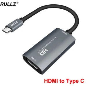 4K 1080P HD Video Capture Card Type C Game Recording Box PC Live Streaming Plate - Picture 1 of 12