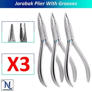 X3 Orthodontic JaraBak Plier | for Wire Bending Loop Formation With Grooves - Picture 1 of 5