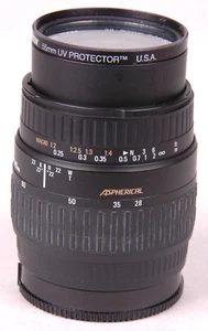 SIGMA ZOOM 28-80MM 1:3.5-5.6 55mm diameter, MACRO ASPHERICAL Lens-Photography - Picture 1 of 4