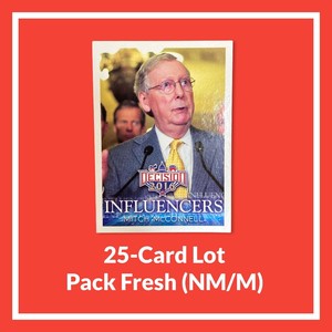 MITCH McCONNELL Decision 2016 Lot of 25 Base Cards Influencers #41 NM/M