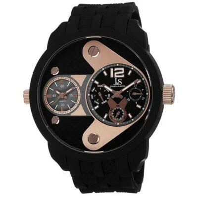 Reloj Hombre Joshua & Sons JS-52-RG Cuarzo Suizo Doble Hora Multifunción Foto 1 de 4