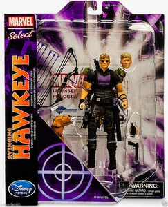 MARVEL SELECT DISNEY STORE AVENGING HAWKEYE ACTION FIGURES TOY COLLECTOR EDITION - Picture 1 of 3