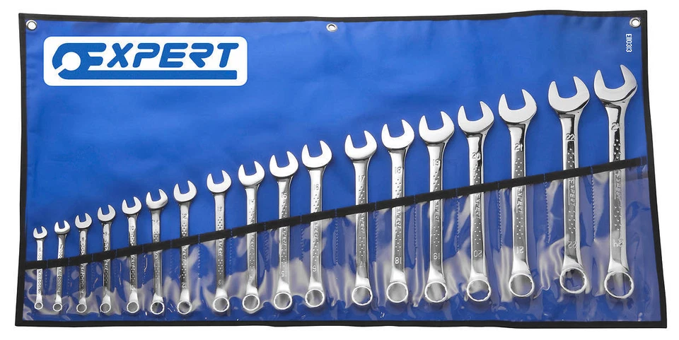 Expert by Facom E110313 18 Piece Metric Combination Spanner Set In Tool Roll - Image 1 of 1