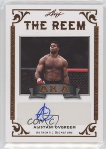 2012 Leaf Legends of Sport AKA Bronze Alistair Overeem #AKA-AO1 Rookie Auto RC