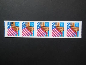 #2915a 32c Flag over Porch PNC5 #87888 MNH OG VF Self Adhesive - Picture 1 of 1