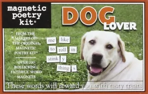 Magnetic Poetry Kit - Dog Lover - Picture 1 of 2