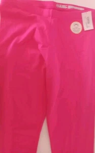 New Wonder Nation Pink Super Soft Girl's Leggings Size 14/16 Durable Cotton - Picture 1 of 6