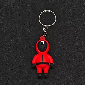 SQUID GAME PORTACHIAVI FILM NETFLIX costume maschera CAPITANO - Imagen 1 de 2