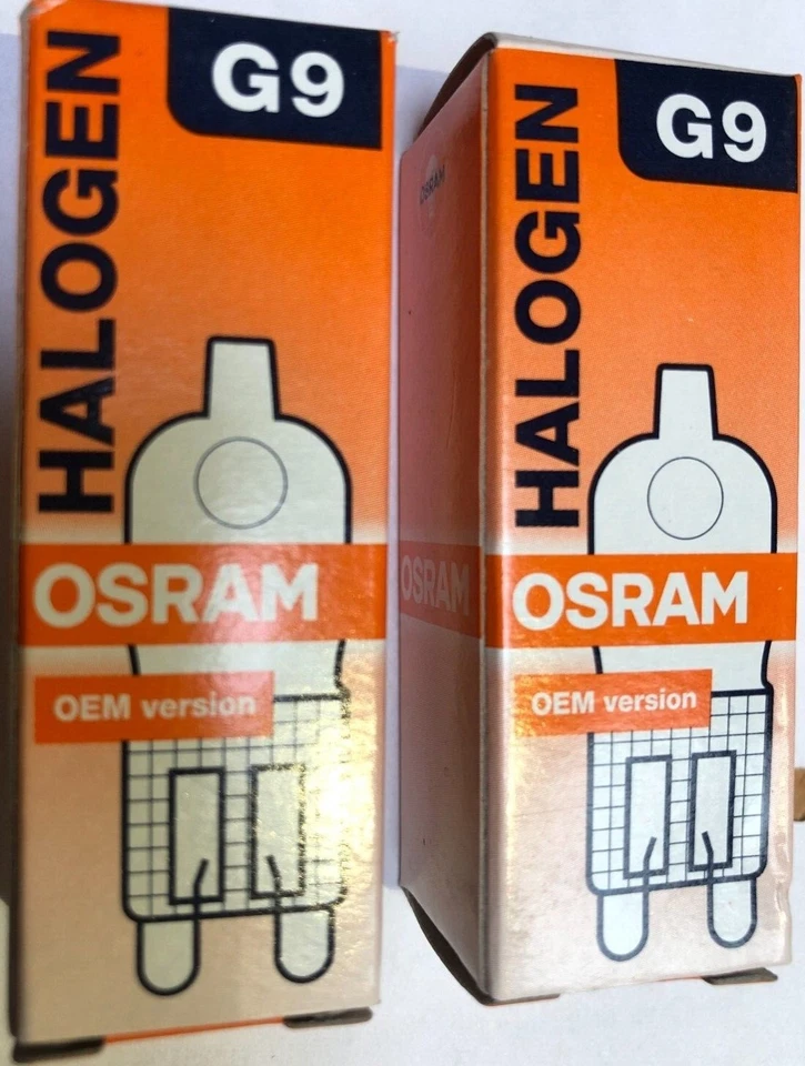 2 X OSRAM Halogen HALOPIN 65825AM  230V G9 25W MATT DIMMBAR ! Glühlampen-Licht - Bild 1 von 1