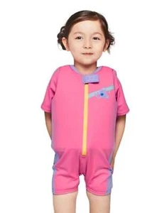 Speedo Koala Printed Float Suit - Pink/Purple - Picture 1 of 4