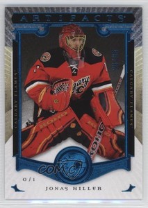 2015-16 Upper Deck Artifacts Sapphire /85 Jonas Hiller #100