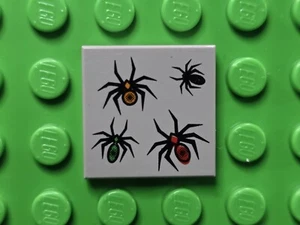 LEGO Harry Potter Tile Decorated HP 2x2 Light Gray 4 Spiders 3068pb0005 4727 - Picture 1 of 1
