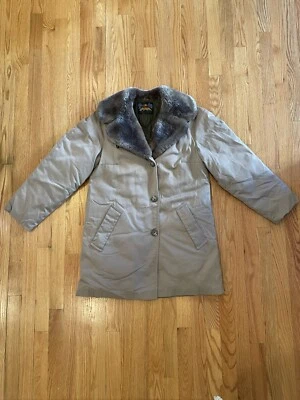 Vintage 50s 60s Eddie Bauer Blizzard Proof Down Quilted Puff Jacket Coat Sz Med - Image 1 of 4