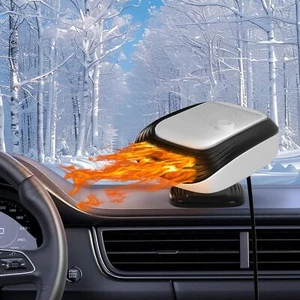 12V Fast Heating Car Heater Fan Portable Auto Heater 2 in1 Heating Cooling Fan - Picture 1 of 12
