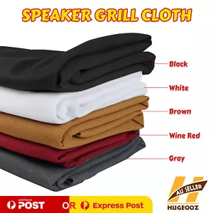Stereo Speaker Grill Cloth Mesh Fabric Rebuild Home Vintage Cabinets KTV Boxes - Picture 1 of 15