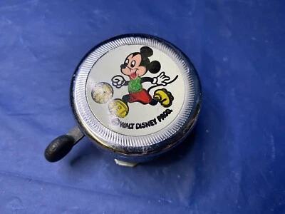 Campana de bicicleta de colección Walt Disney World Mickey Mouse 2" Alemania FUNCIONA Foto 1 de 4