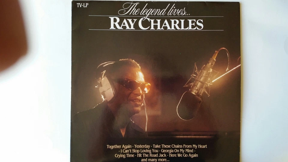 Ray Charles-The Legend Lives -1981 -Vinyl  -LP -Record TV-LP Holland Press - Image 1 of 4