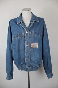 CARRERA GIACCA GIUBBINO JEANS DENIM GIACCA UOMO Tg L MAN CASUAL VINTAGE JACKET - Picture 1 of 6