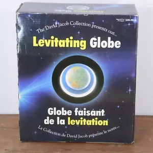 Floating Magnetic LEVITATING GLOBE, Illuminated, David Jacob Collection, NEW IB! - Bild 1 von 3