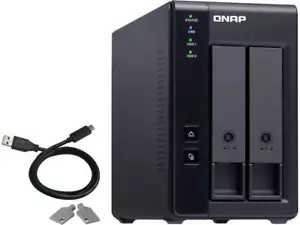 QNAP TR-002-US Diskless System 2 Bay USB Type-C Direct Attached Storage with Har - Picture 1 of 11