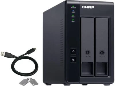 QNAP TR-002-US Diskless System 2 Bay USB Type-C Direct Attached Storage with Har - Image 1 of 4