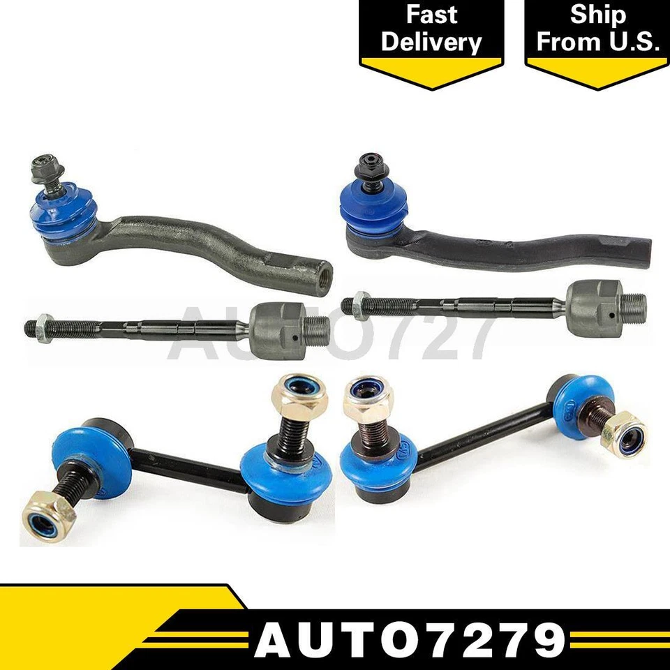 Kit de 6 barras estabilizadoras delanteras Mevotech extremo de barra de amarre interior exterior para Mazda CX-9 Foto 1 de 4